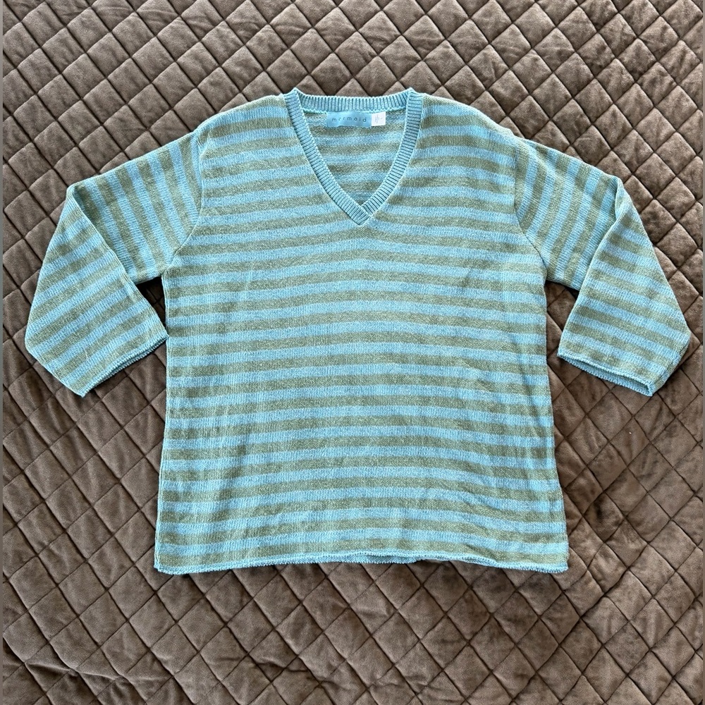 Y2K Striped Knit Sweater